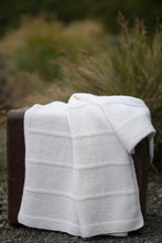Load image into Gallery viewer, Simple strip baby blanket knitting pattern