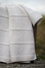 Load image into Gallery viewer, Simple strip baby blanket knitting pattern