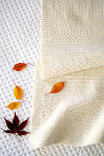 Load image into Gallery viewer, Knit and Purl Textured Baby Blanket pattern
