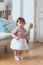 Load image into Gallery viewer, Child's cardigan knitted in DMC Baby Cotton
