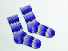 Load image into Gallery viewer, Hidden Gem PDF sock knitting pattern by Winwick Mum