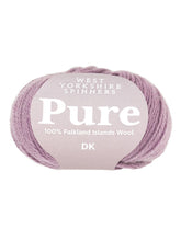 Load image into Gallery viewer, Blackcurrant WYS Bo Peep Pure DK yarn