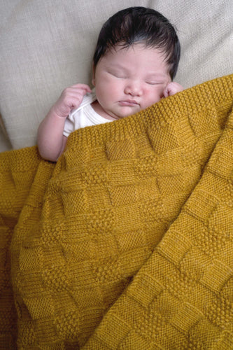 Checkerboard baby blanket