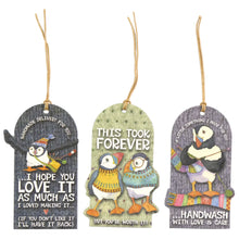 Load image into Gallery viewer, Woolly Puffins Crafting Tags - Emma Ball (Pack of 12)