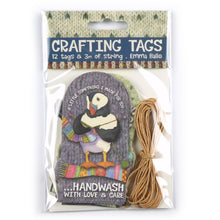Load image into Gallery viewer, Woolly Puffins Crafting Tags - Emma Ball (Pack of 12)