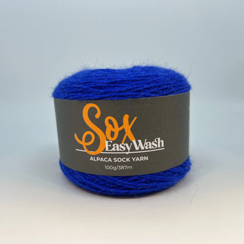 Sox Alpaca Yarn - Cobalt 1680