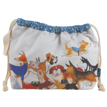 Load image into Gallery viewer, Paw Club Drawstring Project Bag - Emma Ball
