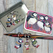 Load image into Gallery viewer, emma Ball puffin stitch markers