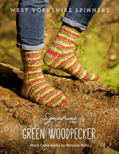 Load image into Gallery viewer, Woodpecker sock pattern by Winwick Mum