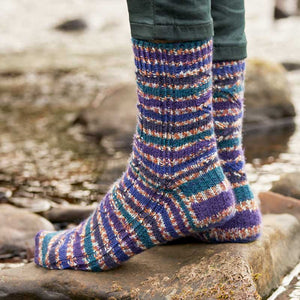 WYS Starling Sock knitting PDF pattern by Winwick Mum