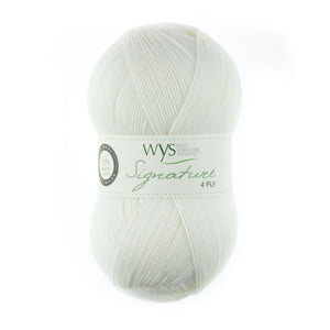 WYS Signature 4 ply yarn - Marshmallow