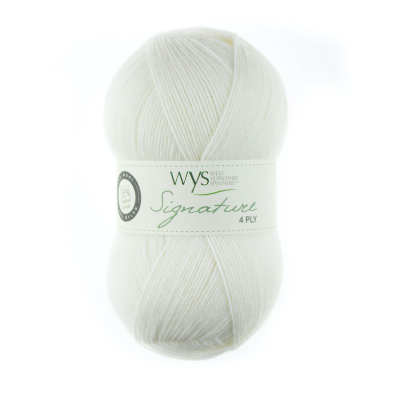 WYS Signature 4 ply yarn - Marshmallow