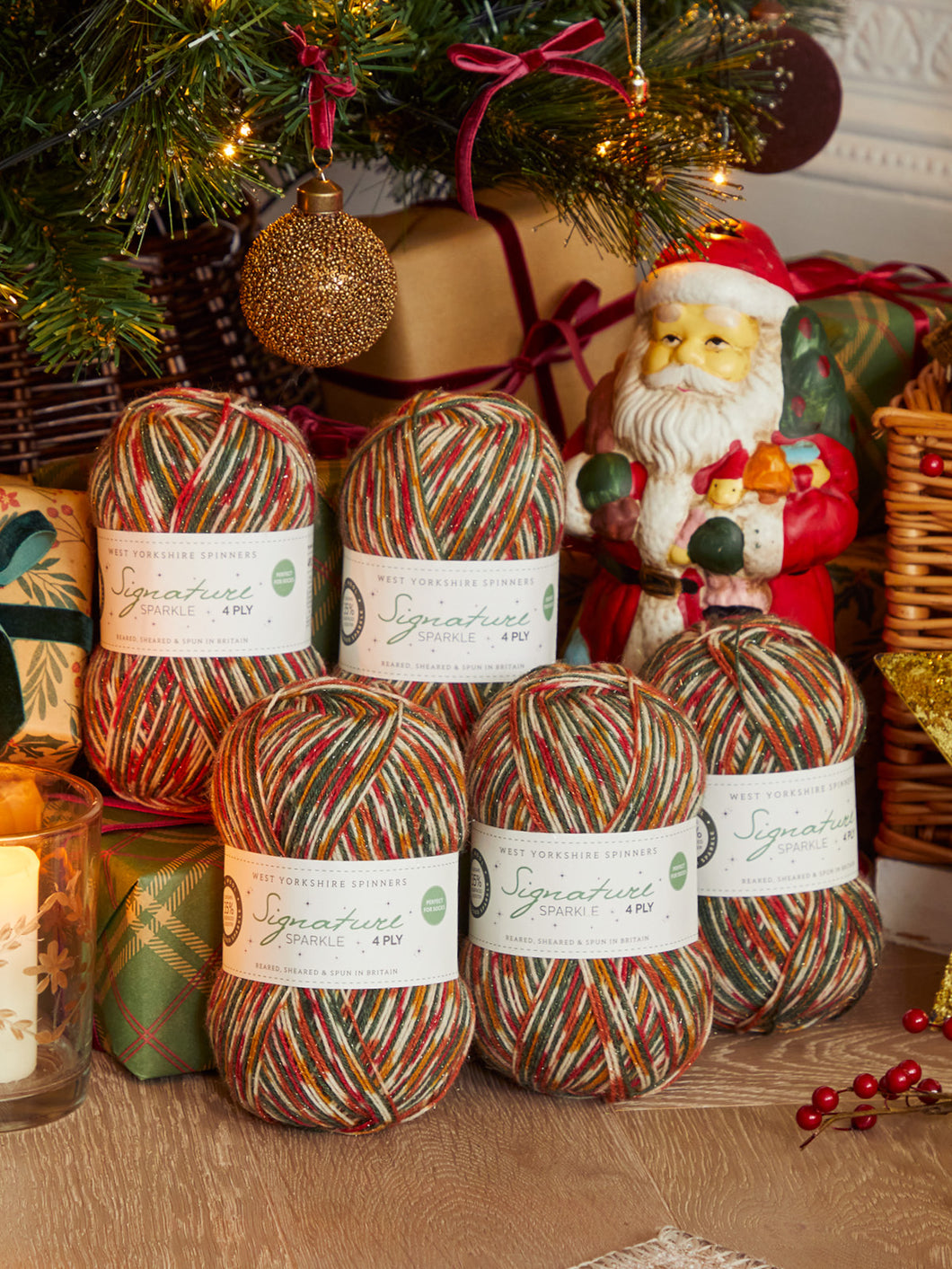 WYS 4 ply Yuletide