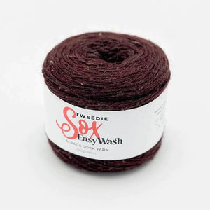 Sox Tweedie Easy Wash 4 ply yarn Chocolate