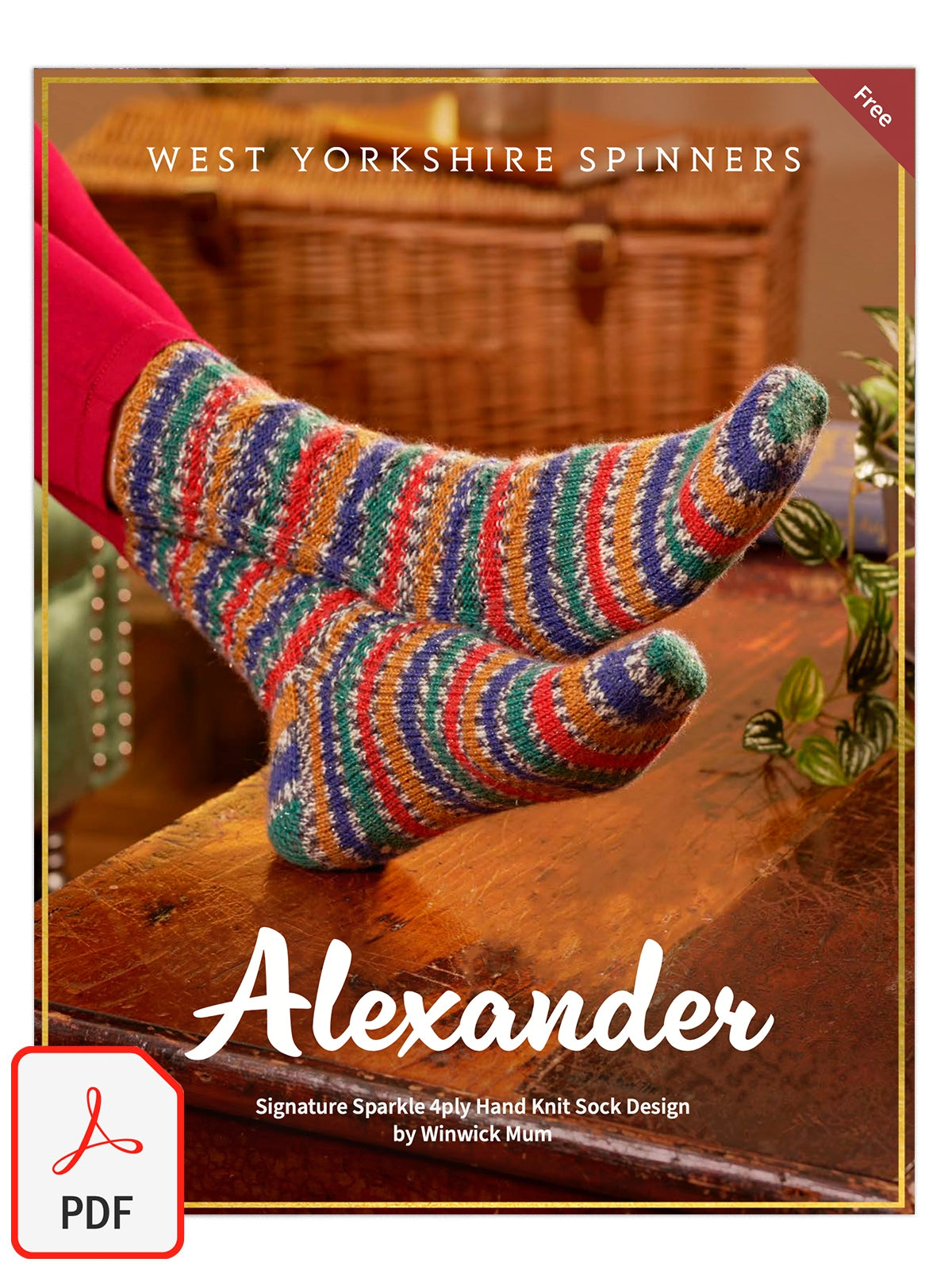 Alexander Sock Knitting Kit Eskdale Yarns