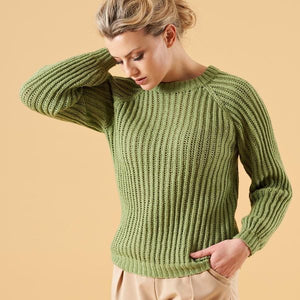 Belle Raglan 4 ply knitting pattern WYS