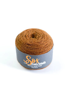 Sox Alpaca yarn chocolate