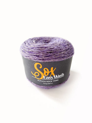 Purple Easy care Sox sock yarn