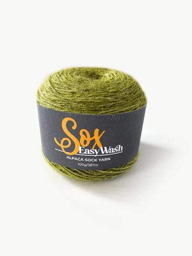 907 Olive Green Sox Alpaca yarn