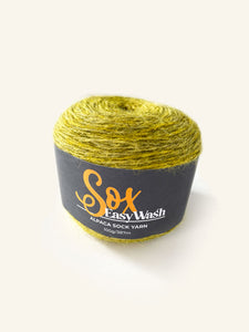 Chartreuse Easy care Sox yarn