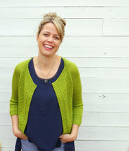 Load image into Gallery viewer, Bentley Cardigan pattern by Olive Knits at Eskdale Yarns