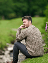 Load image into Gallery viewer, Boyd Men&#39;s DK cabled jumper PDF Pattern - WYS