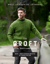 Load image into Gallery viewer, Boyd Men&#39;s DK cabled jumper PDF Pattern - WYS
