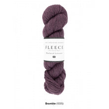 Load image into Gallery viewer, WYS Fleece DK Blue Faced Leicester Bramble