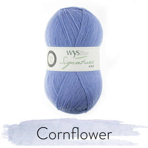 WYS 4 Ply Florist Collection - Cornflower