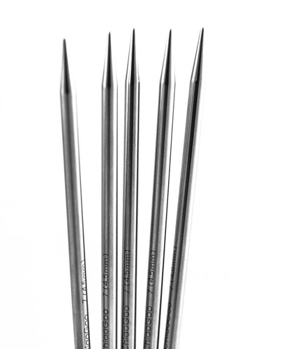 chiaogoo-stainless-steel-double-pointed-needles-DPNs-at-eskdale-yarns