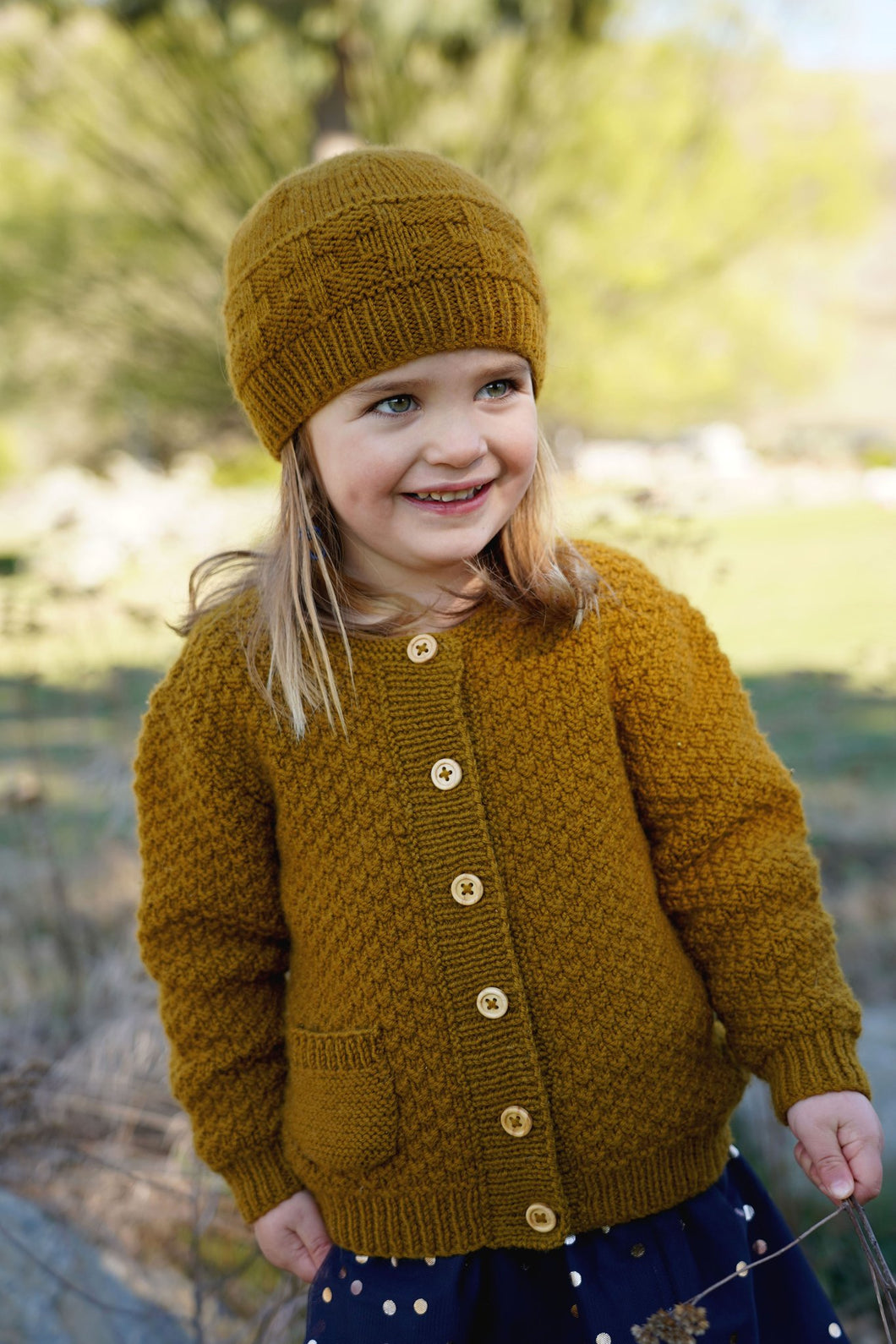 Rowan Childs Cardi and Hat knitting pattern