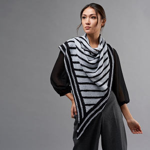 Emilia shawl PDF pattern Exquisite 4 ply at Eskdale Yarns NZ