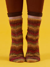 Load image into Gallery viewer, Falling Hues by Winwick Mum PDF sock pattern at Eskdale Yarns