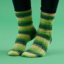 Load image into Gallery viewer, WYS Fresh Shoots sock PDF pattern at Eskdale Yarns NZ