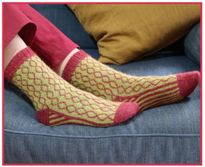 Halle Sox sock PDF pattern