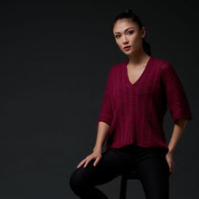 Load image into Gallery viewer, Julia Exquisite Lace cardigan/top PDF pattern at Eskdale Yarns NZ