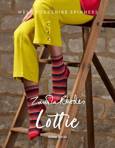 Lottie Ankle socks PDF pattern by Zandra Rhodes - Eskdale Yarns NZ