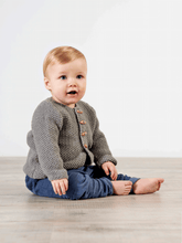 Load image into Gallery viewer, Samuel and Sofia baby jacket PDF pattern at Eskdale Yarns NZ