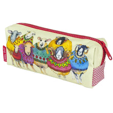 Load image into Gallery viewer, Sheep in Sweaters pencil case