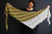 Load image into Gallery viewer, The girl from the grocery store shawl pattern by Joji Locatelli