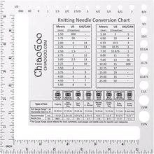 Load image into Gallery viewer, ChiaoGoo-needle-and-swatch-gauge-available-at-Eskdale-Yarns